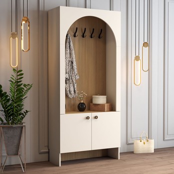 Předsíňová sestava  PALERMO 1 krémová/dub 1