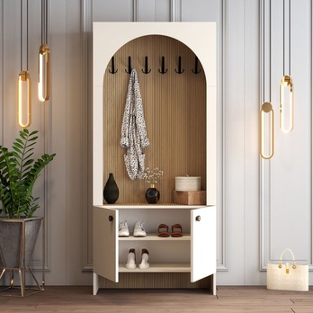 Předsíňová sestava  PALERMO 1 krémová/dub 2