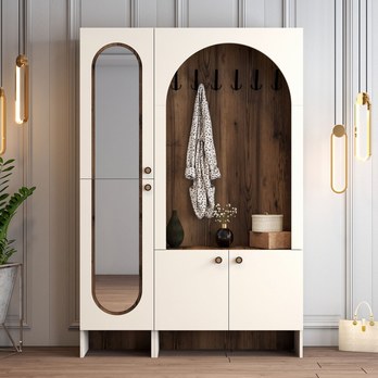 Předsíňová sestava  PALERMO 2 krémová/ořech 4