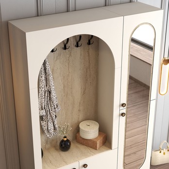 Předsíňová sestava  PALERMO 2 krémová/travertin 5