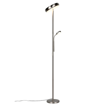 Stojací LED lampa PALERMO stříbrná 1