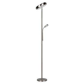 Stojací LED lampa PALERMO stříbrná 5