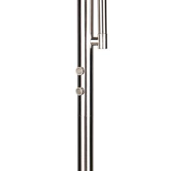 Stojací LED lampa PALERMO stříbrná 6