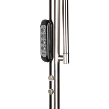 Stojací LED lampa PALERMO stříbrná 7