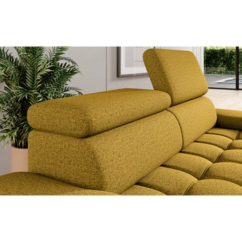 Pohovka PALLADIO 2F žlutá, s funkcí 3