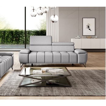 Pohovka PALLADIO 2F šedá, s funkcí 1