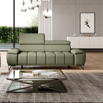 Pohovka PALLADIO 3 tmavě zelená, bez funkce 1