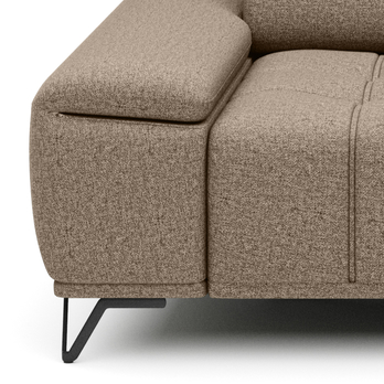 Pohovka PALLADIO 3 světle hnědá, bez funkce 2