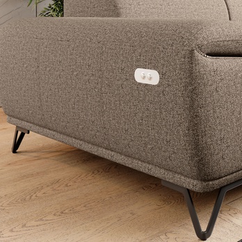 Pohovka PALLADIO 3F světle hnědá s funkcí 4