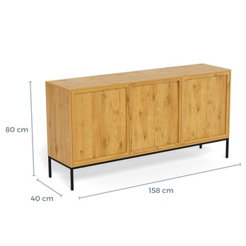 Komoda PALMDALE 158 divoký dub 9