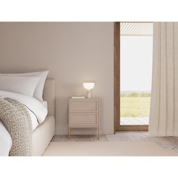 Noční stolek PALMDALE šedá 1