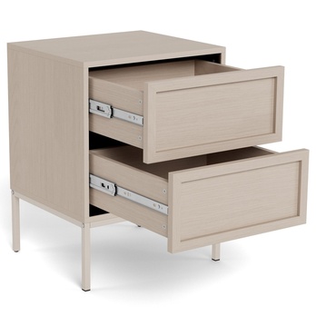 Noční stolek PALMDALE šedá 2