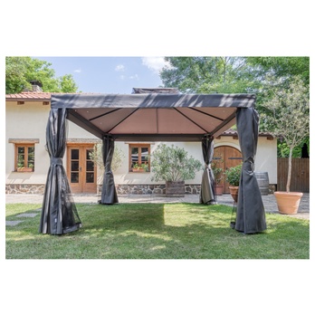 Zahradní altán PAMILA šedá 4