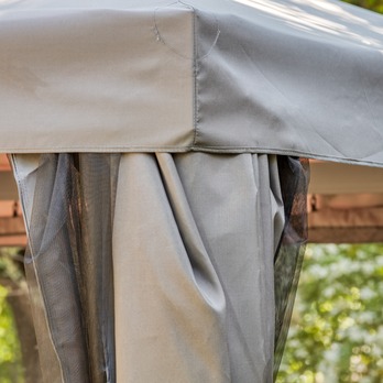 Zahradní altán PAMILA šedá 5