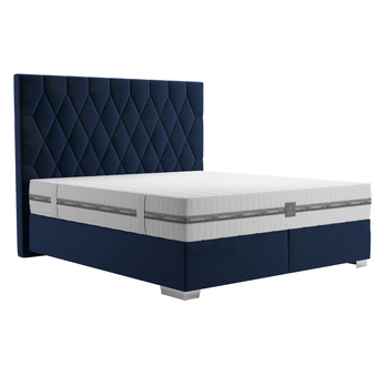 Postel boxspring PAOLA modrá 1