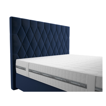Postel boxspring PAOLA modrá 3