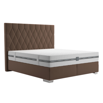 Postel boxspring PAOLA hnědá 1