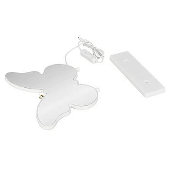 Stolní lampa PAPILLON bílá 11