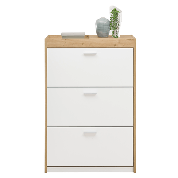 Botník PARID 4 dub artisan/bílá 2