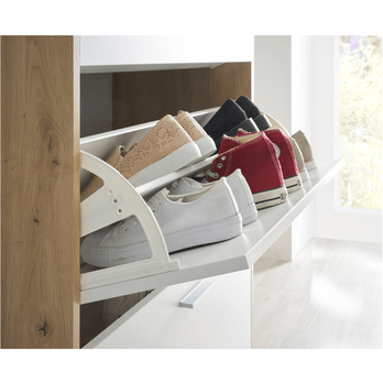 Botník PARID 4 dub artisan/bílá 5