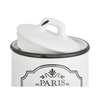 Dóza na kávu PARIS bílá 2