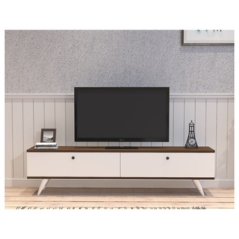 TV komoda PARIS bílá/ořech 3