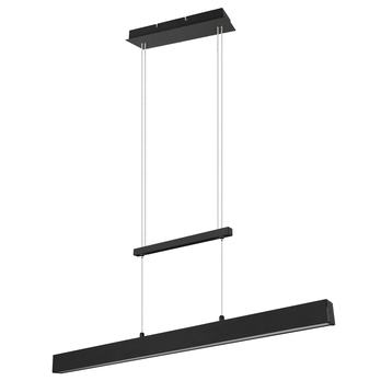 Závěsné LED svítidlo PAROS černá/kov 2