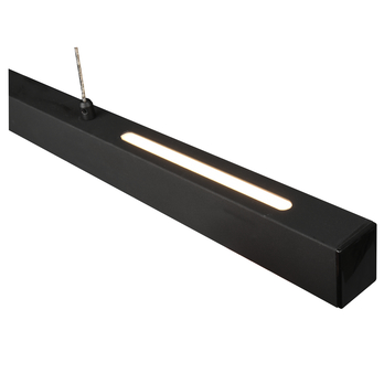 Závěsné LED svítidlo PAROS černá/kov 6