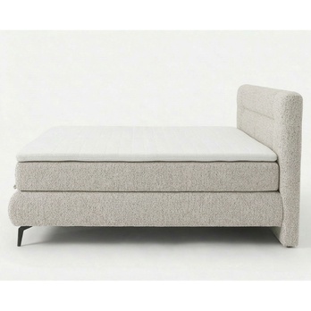 Postel s matrací PARROT šedobéžová, 140x200 cm 5