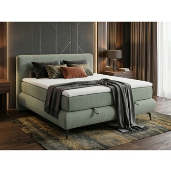 Postel s matrací PARROT šalvějová, 140x200 cm 1