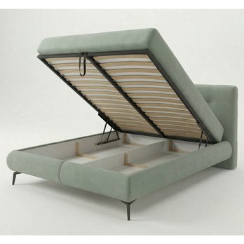 Postel s matrací PARROT šalvějová, 160x200 cm 2