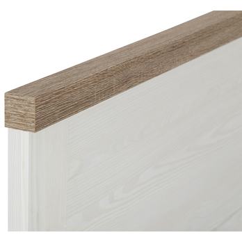 Postel PARVATI pinie bílá/dub truffel, 90x200 cm 6