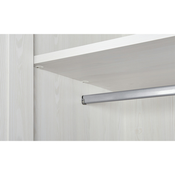 Šatní skříň  PARVATI pinie bílá/dub truffel, šířka 241 cm 6