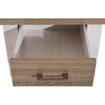 Noční stolek PARVATI pinie bílá/dub truffel 4
