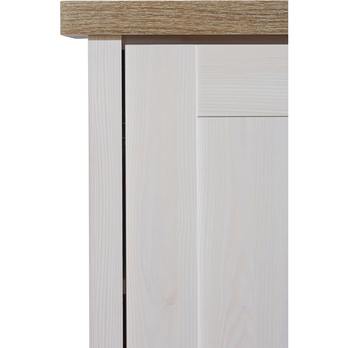 Komoda PARVATI pinie bílá/dub truffel 4