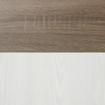 Šatní skříň  PARVATI pinie bílá/dub truffel, šířka 106 cm 6