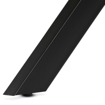 Jídelní stůl PASSAU divoký dub/černá, průměr 80 cm 5