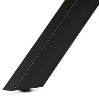 Jídelní stůl PASSAU staré dřevo/černá, průměr 120 cm 7