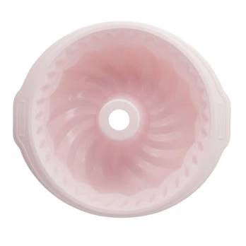 Silikonová forma na bábovku PASTELL II růžová, ⌀ 28 cm 1