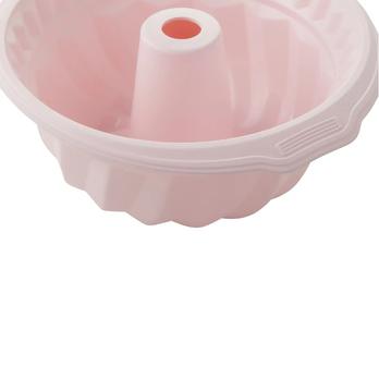Silikonová forma na bábovku PASTELL II růžová, ⌀ 28 cm 2