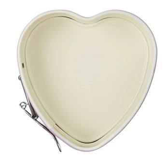 Dortová srdcová forma PASTELL růžová/krémová/vysoká 1