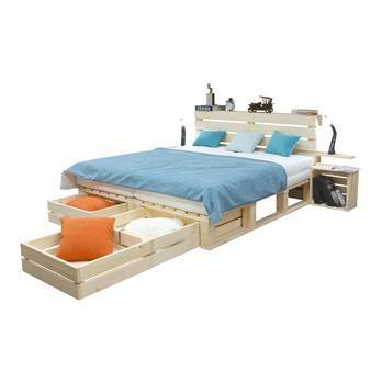 Úložný box PAULETTE přírodní smrk, 1 ks 4