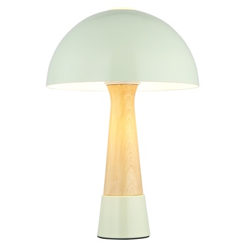 Stolní lampa PAULIN zelená/přírodní 3