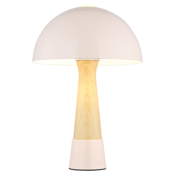 Stolní lampa PAULIN růžová/přírodní 3