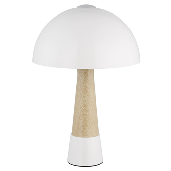 Stolní lampa PAULIN bílá/přírodní 3
