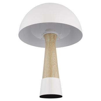 Stolní lampa PAULIN bílá/přírodní 5