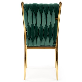 Jídelní židle PAULINA tmavě zelená 5