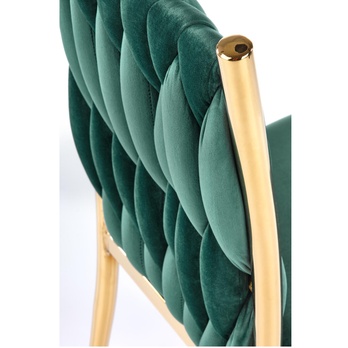 Jídelní židle PAULINA tmavě zelená 7