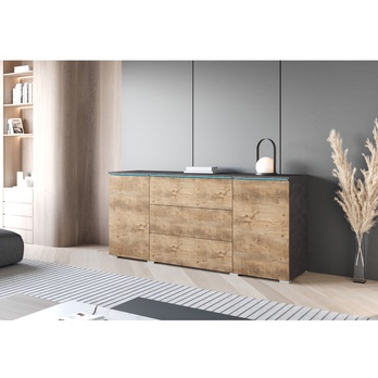 Komoda PAVIA 150 matera/kaštan 1