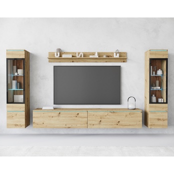 Obývací stěna PAVIA II dub artisan 2